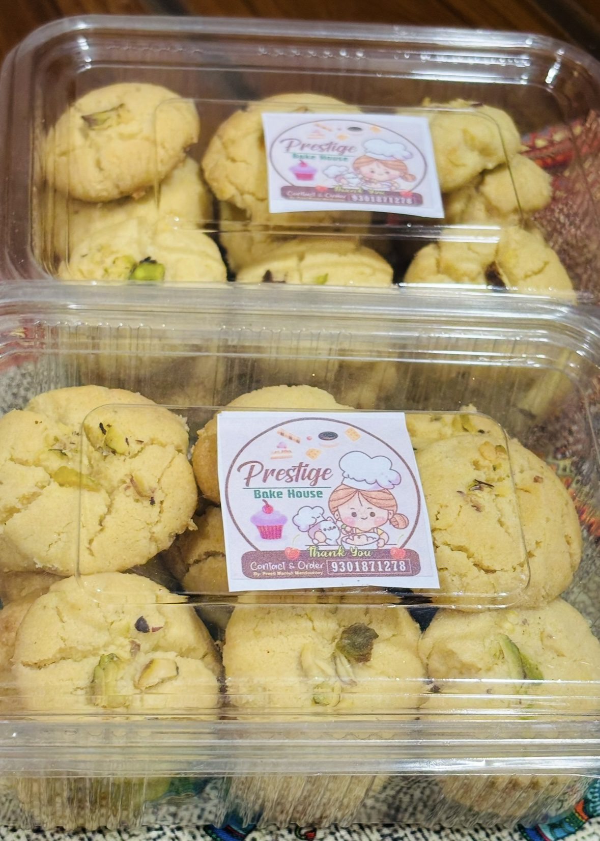 Homemade pureghee Nankhatai 250gm+250 gm pack