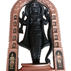 Ram Lala Ayodhya Mandir Statue Wall Hanging and Table Top Decorative Showpiece(21x15)