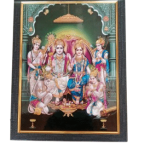 Shree Ram Darbar Photo Frame for Home (8x12)in