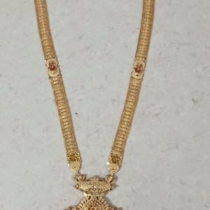 Rani har( 1 gram gold plated jewellery)
