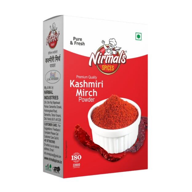 Nirmal's Spices Premium Quality Kashmiri Mirch Powder (100g)
