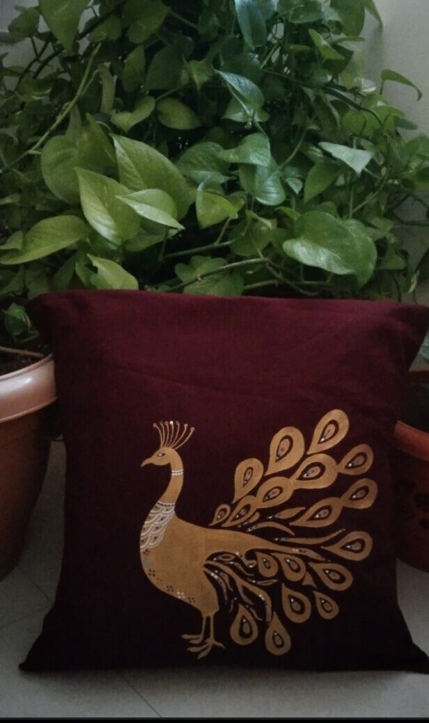 Hand painted cushion covers