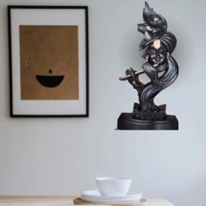 Lord Krishna Face Frame (20x10)in