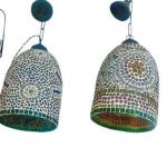 Blue Pottery Hanging Lamp |Traditional Jaipur Blue Pottery Lamp