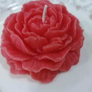 Peony Flower Candle