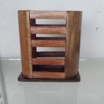 Hand crafted bamboo pen holder
