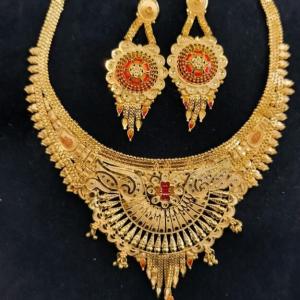 Necklace ( 1 gram gold plated jewellery )
