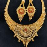 Necklace ( 1 gram gold plated jewellery )