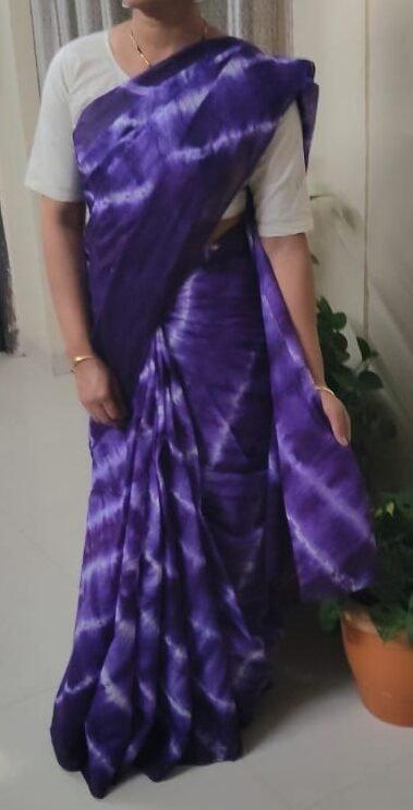 Tei dye saree