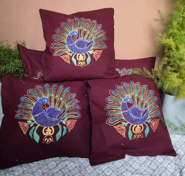 Hand painted cushion cover (pack of 5)