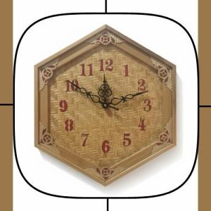 Handmade Bamboo Wall Watch