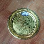 Pooja thali | handcrafted brass thali (size 9")