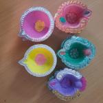 Handmade Diya (Small Size) ( Pack of 6 )