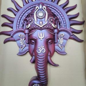 Lord Ganesha Wall Hanging Decor – Divine Sun