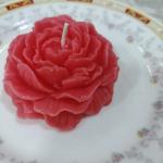 Peony Flower Candle