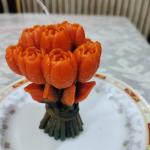 Rose Bunch Candle