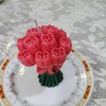 Rose Bunch Candle
