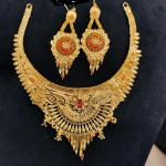 Necklace ( 1 gram gold plated jewellery )