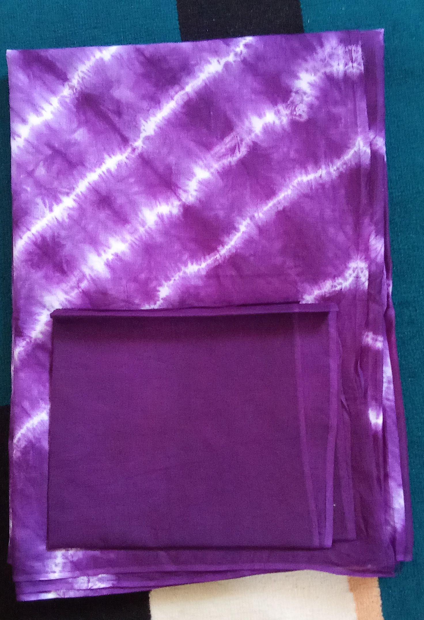 Tei dye saree