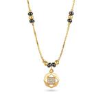 Mangalsutra (1 gram gold plated jewellery)
