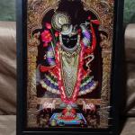 Shreenathji Temple Nathdwara Religious Photo Frame with LED light (16x26)in