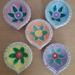 Handmade Diya ( Large Size ) ( Pack of 2 )